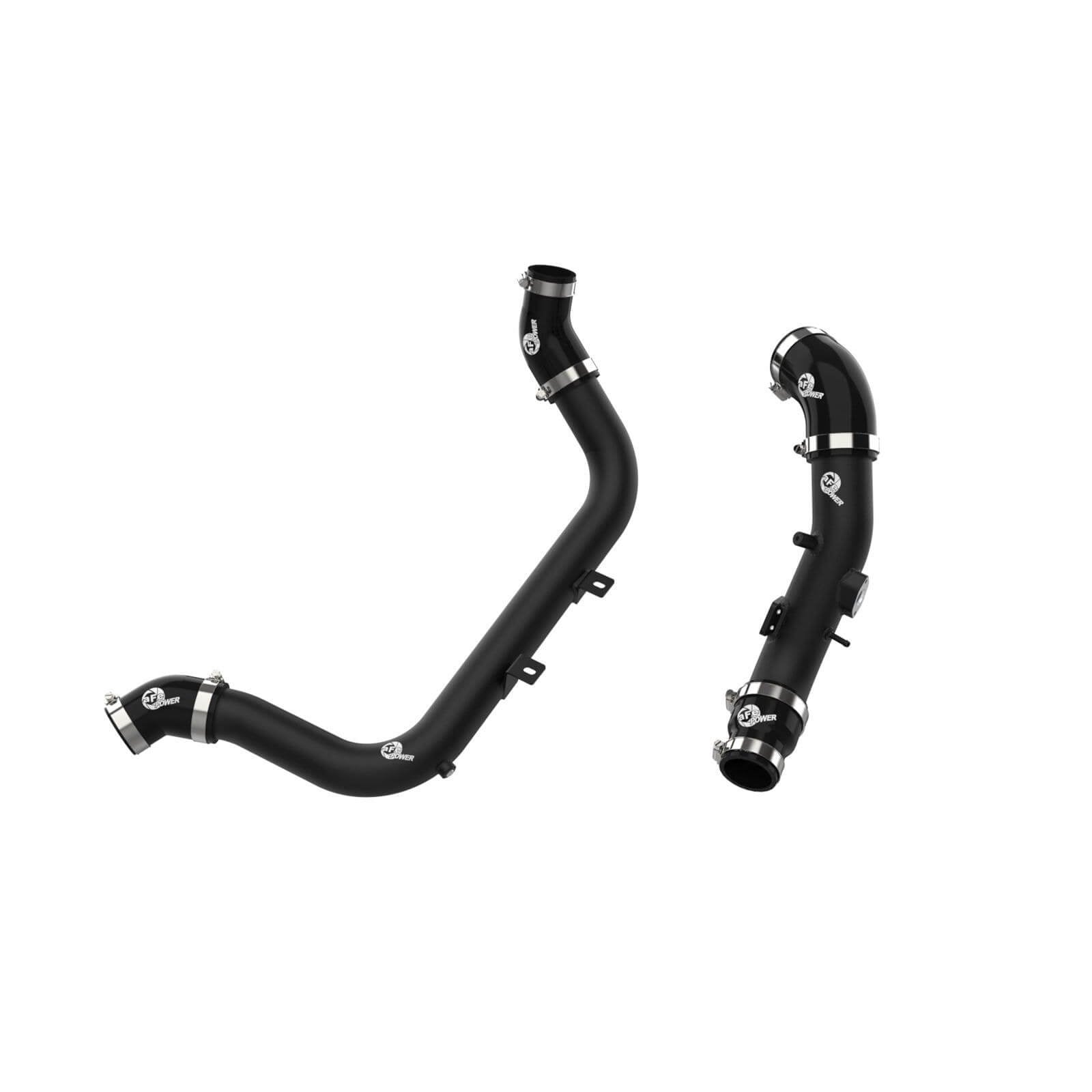 aFe Power 46-20634-B BladeRunner Black Powder Coated Aluminum Hot And Cold Charge Pipe Kit