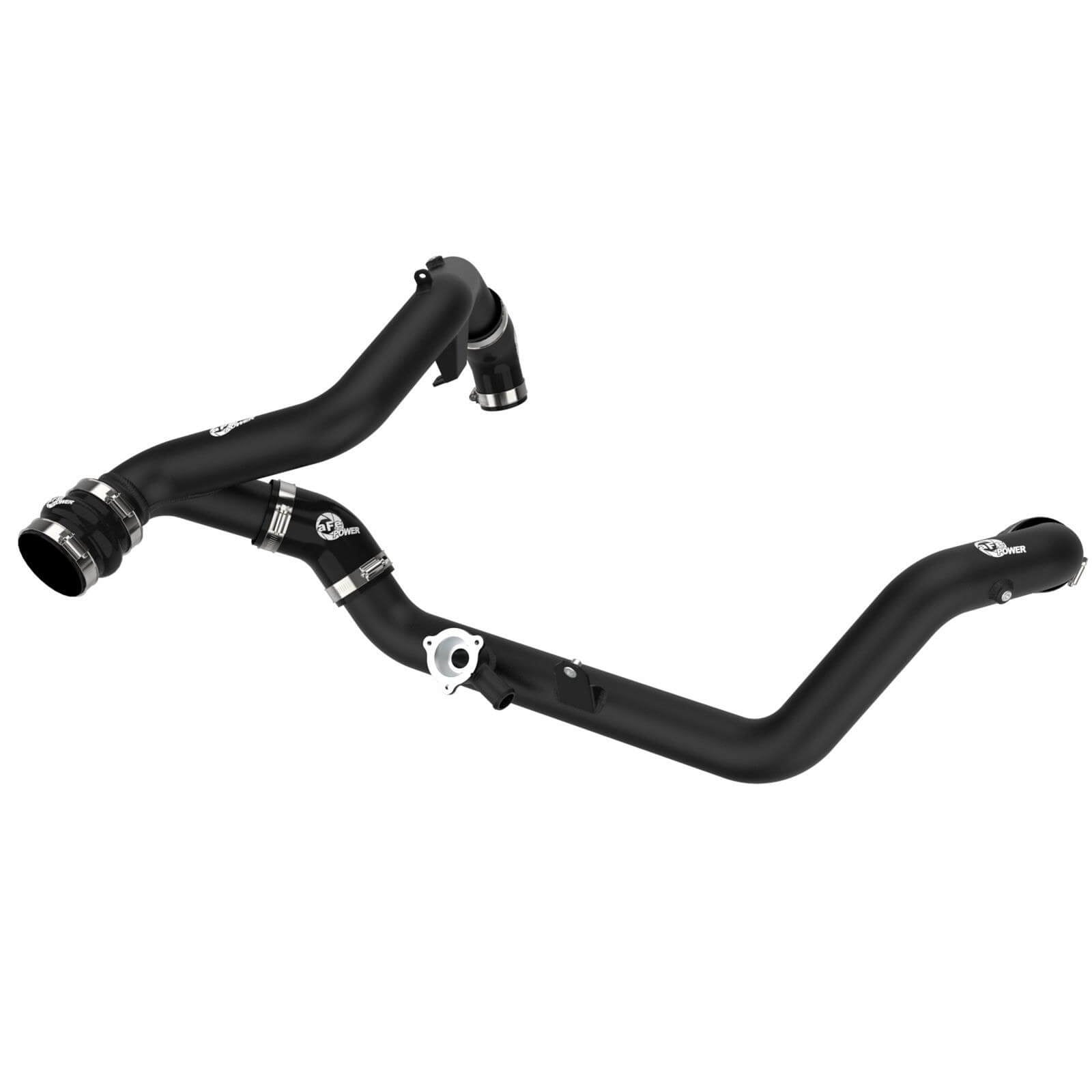 aFe Power 46-20658-B BladeRunner Black Powder Coated Aluminum Hot Charge Pipe