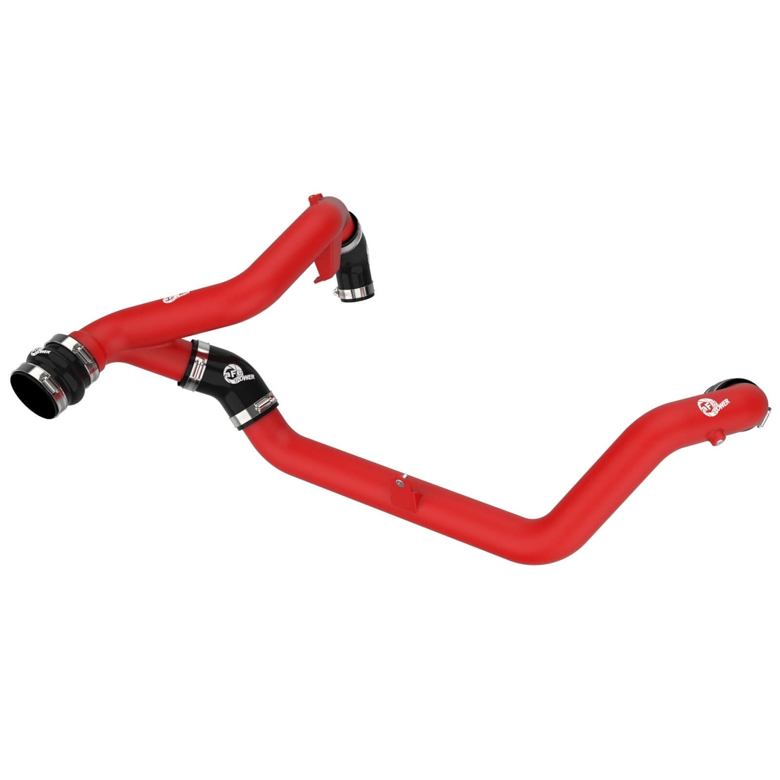 aFe Power 46-20678-R BladeRunner Red Powder Coated Aluminum Hot Charge Pipe