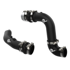 aFe Power 46-20684-B BladeRunner Black Powder Coated Aluminum Hot And Cold Charge Pipe Kit