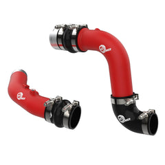 aFe Power 46-20684-R BladeRunner Red Powder Coated Aluminum Hot And Cold Charge Pipe Kit