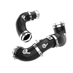aFe Power 46-20694-B BladeRunner Black Powder Coated Aluminum Hot And Cold Charge Pipe Kit