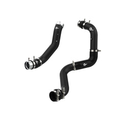 aFe Power 46-20704-B BladeRunner Black Powder Coated Aluminum Hot And Cold Charge Pipe Kit