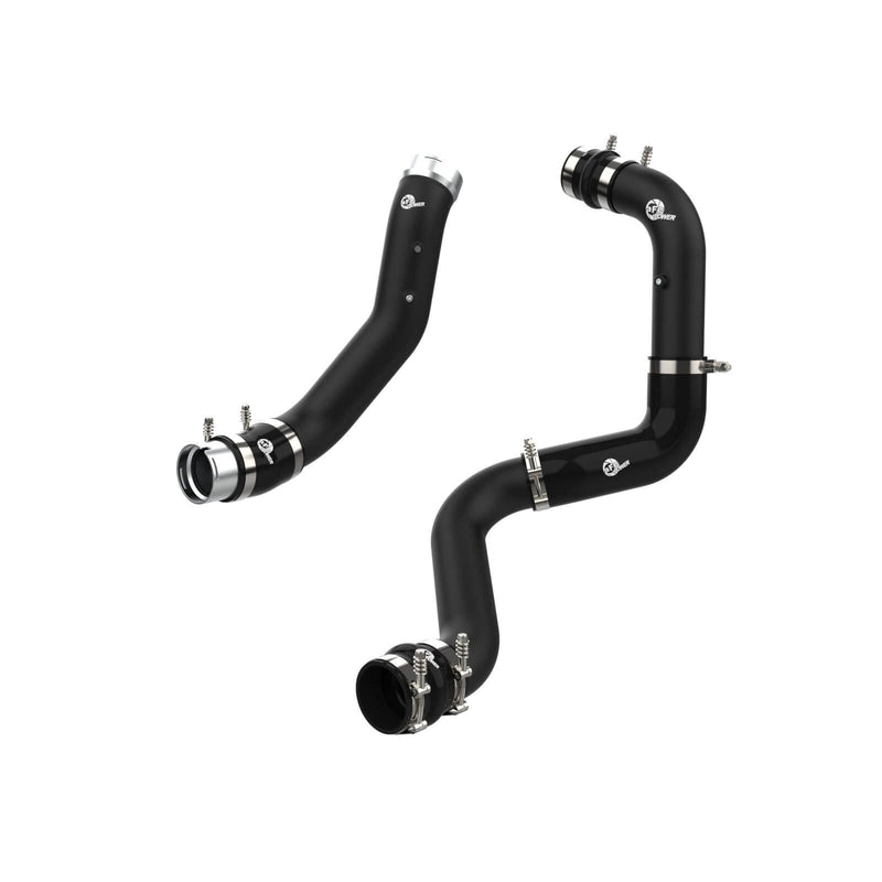 aFe Power 46-20704-B BladeRunner Black Powder Coated Aluminum Hot And Cold Charge Pipe Kit