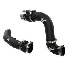 aFe Power 46-20734-B BladeRunner Black Powder Coated Aluminum Hot And Cold Charge Pipe Kit