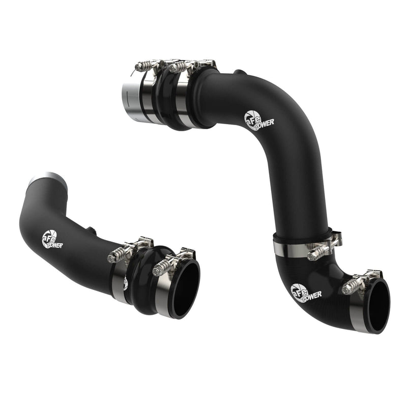 aFe Power 46-20734-B BladeRunner Black Powder Coated Aluminum Hot And Cold Charge Pipe Kit