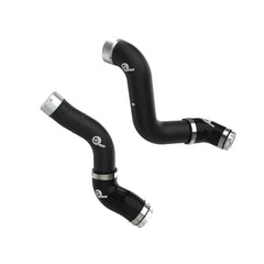 aFe Power 46-20744-B BladeRunner Black Powder Coated Aluminum Hot And Cold Charge Pipe Kit