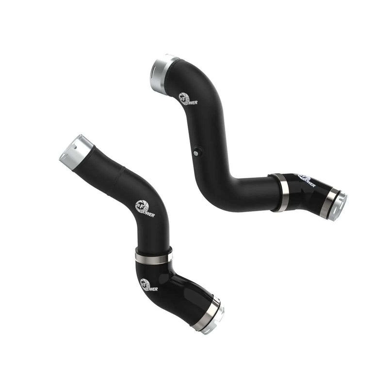 aFe Power 46-20744-B BladeRunner Black Powder Coated Aluminum Hot And Cold Charge Pipe Kit