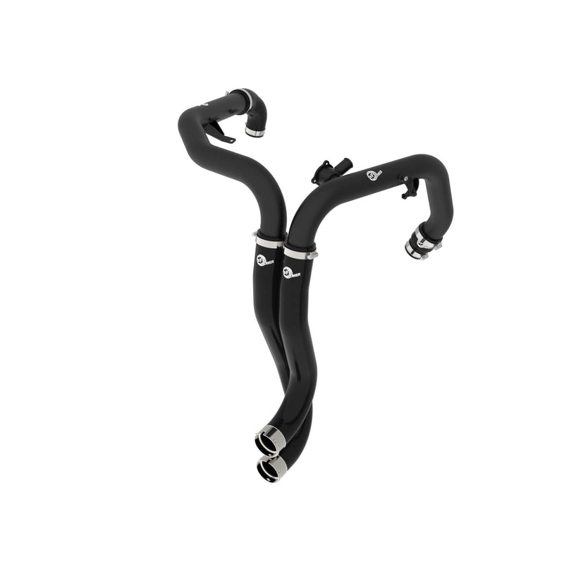 aFe Power 46-20758-B BladeRunner Black Powder Coated Aluminum Hot Charge Pipe