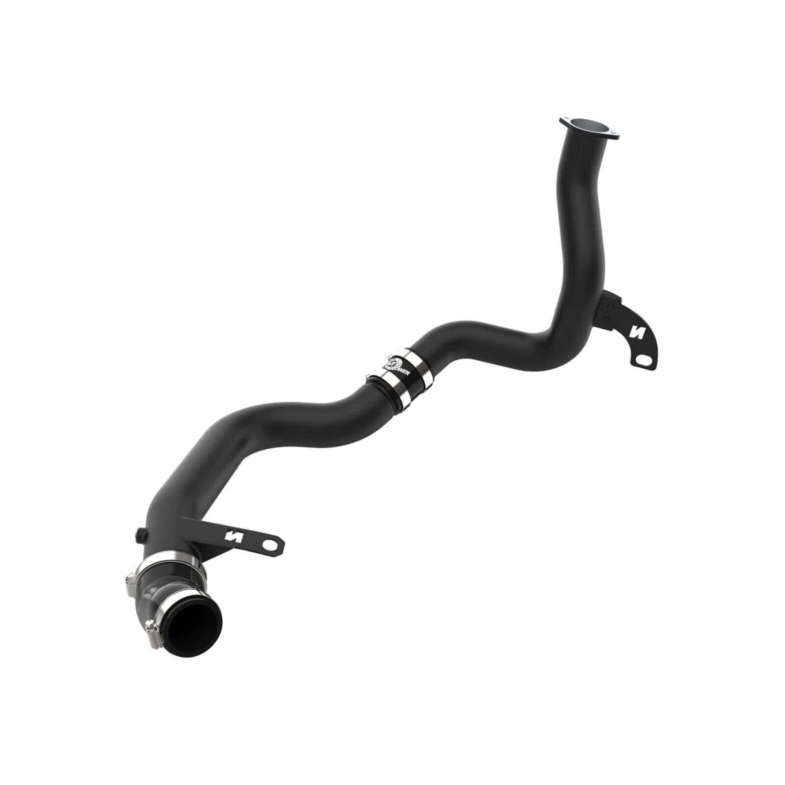 aFe Power 46-20768-B BladeRunner Black Powder Coated Aluminum Hot Charge Pipe