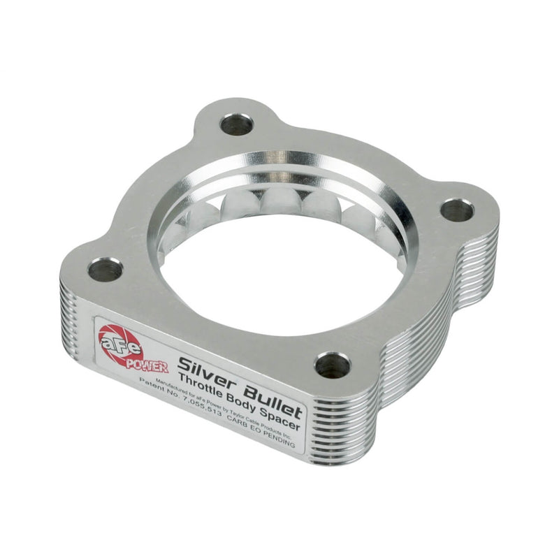 aFe Power 46-32009 Silver Bullet Clear Anodized Throttle Body Spacer