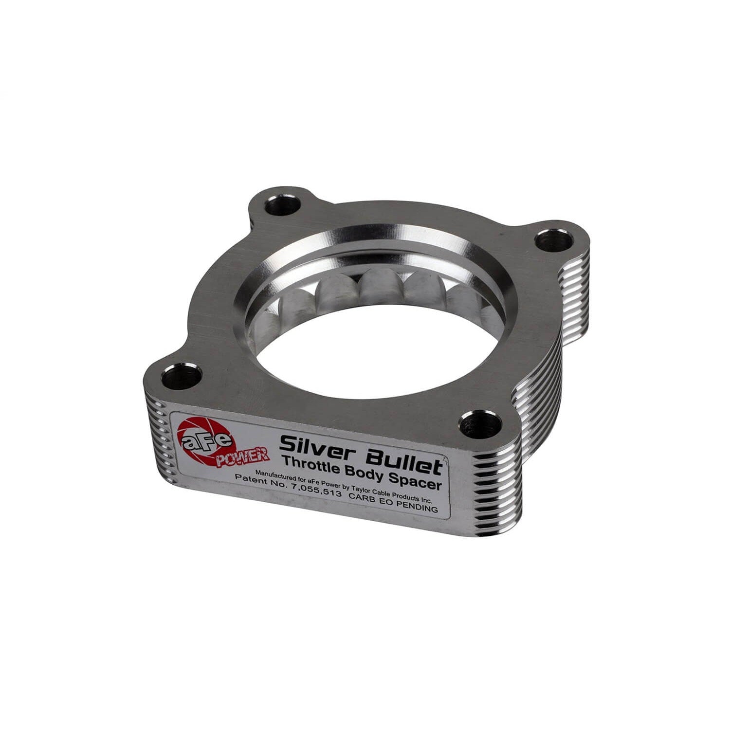 aFe Power 46-32010 Silver Bullet Clear Anodized Throttle Body Spacer