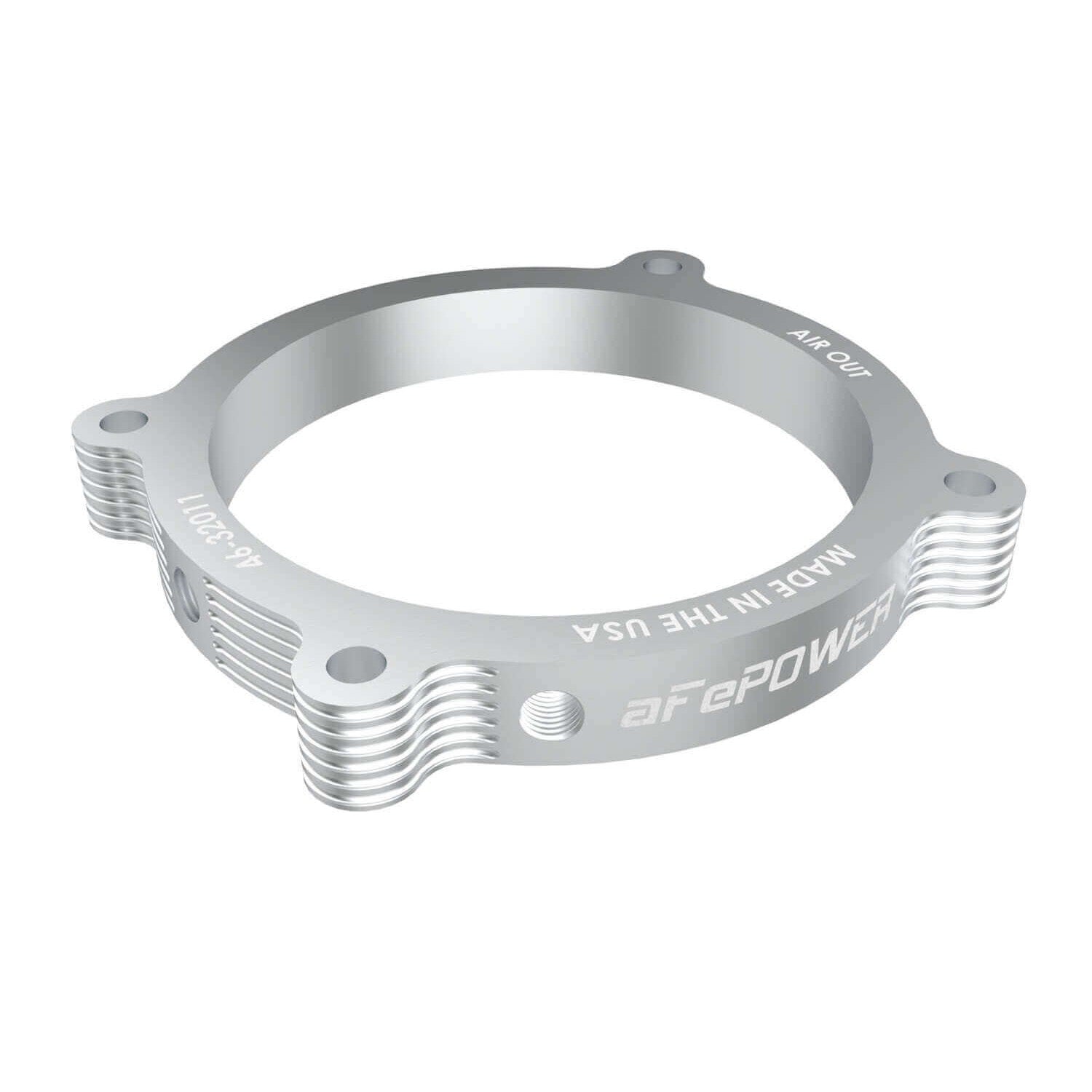 aFe Power 46-32011 Silver Bullet Clear Anodized Throttle Body Spacer
