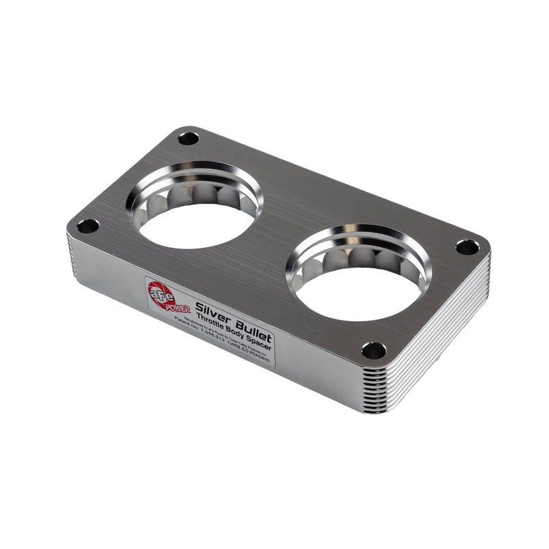 aFe Power 46-33023 Silver Bullet Clear Anodized Throttle Body Spacer