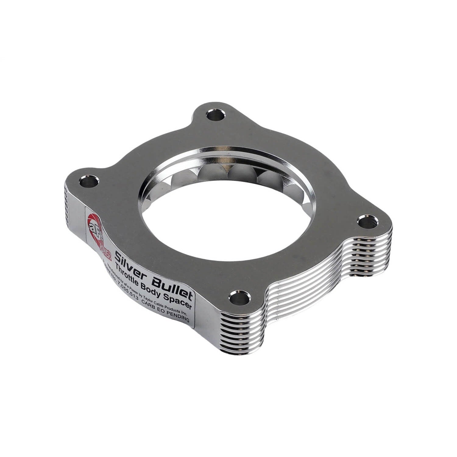 aFe Power 46-34019 Silver Bullet Clear Anodized Throttle Body Spacer