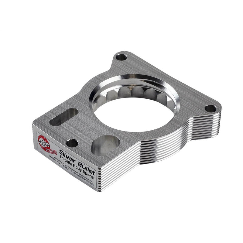 aFe Power 46-34021 Silver Bullet Clear Anodized Throttle Body Spacer