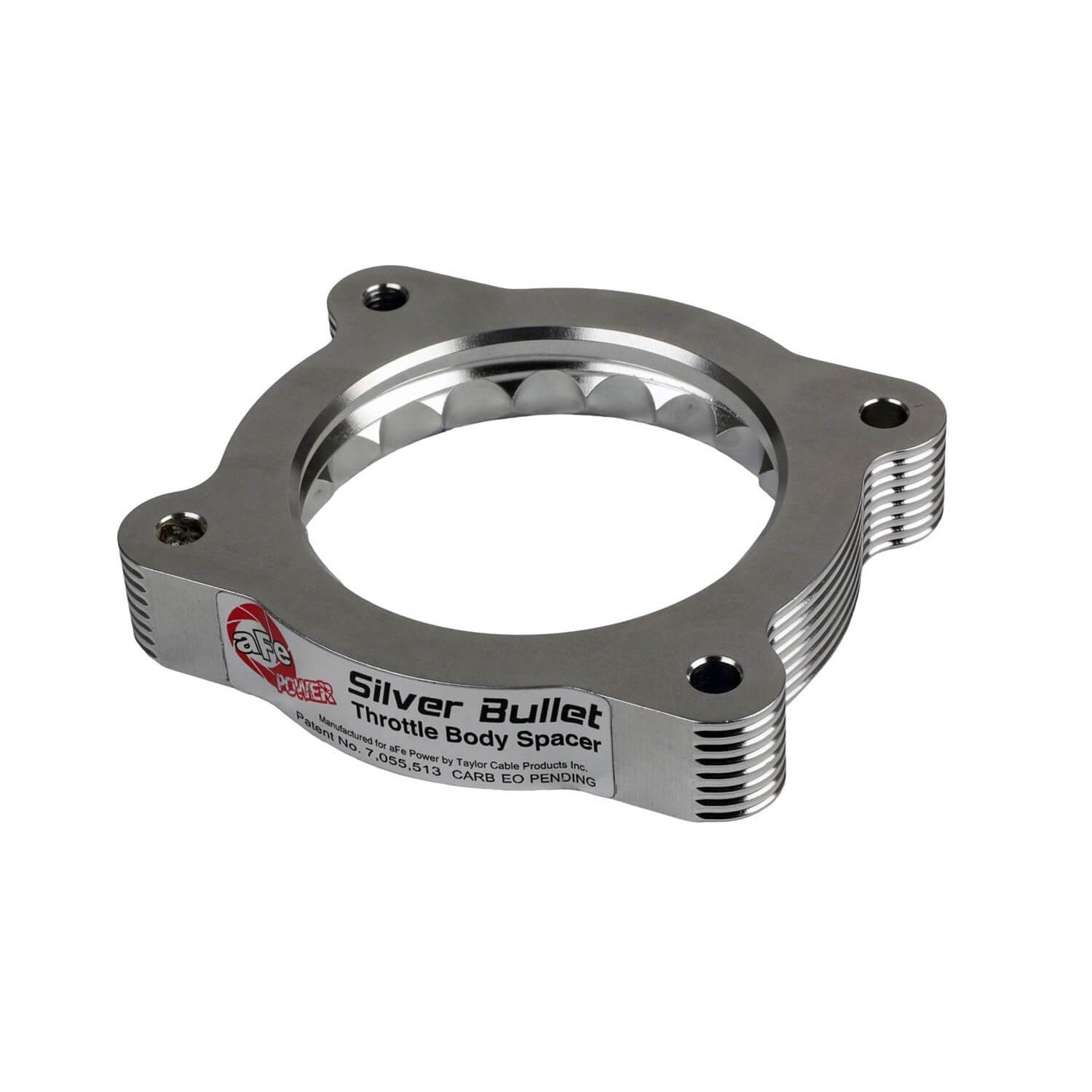 aFe Power 46-34022 Silver Bullet Clear Anodized Throttle Body Spacer