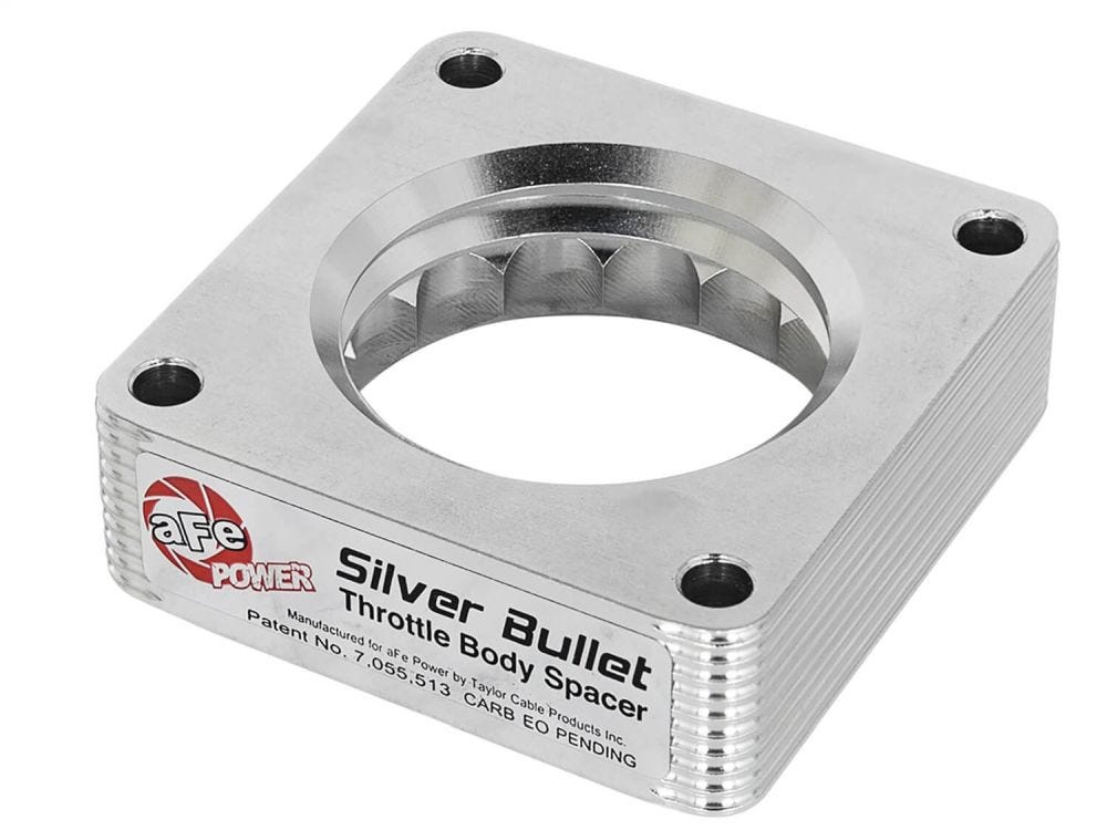 aFe Power 46-36008 Silver Bullet Throttle Body Spacer for 2003–2007 Infiniti G35