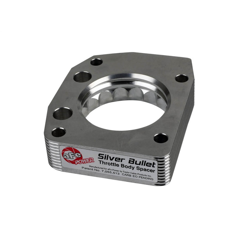 aFe Power 46-37005 Silver Bullet Clear Anodized Throttle Body Spacer