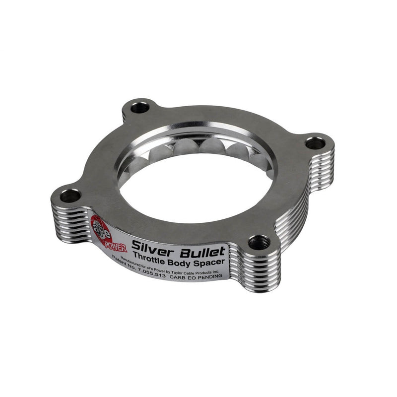 aFe Power 46-37006 Silver Bullet Clear Anodized Throttle Body Spacer
