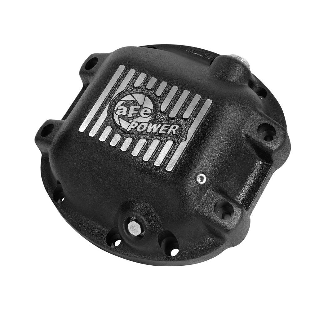 aFe Power 46-70192 Front Differential Cover - Heavy Duty Durable Nodular Iron - Incl. Magnetic Plugs