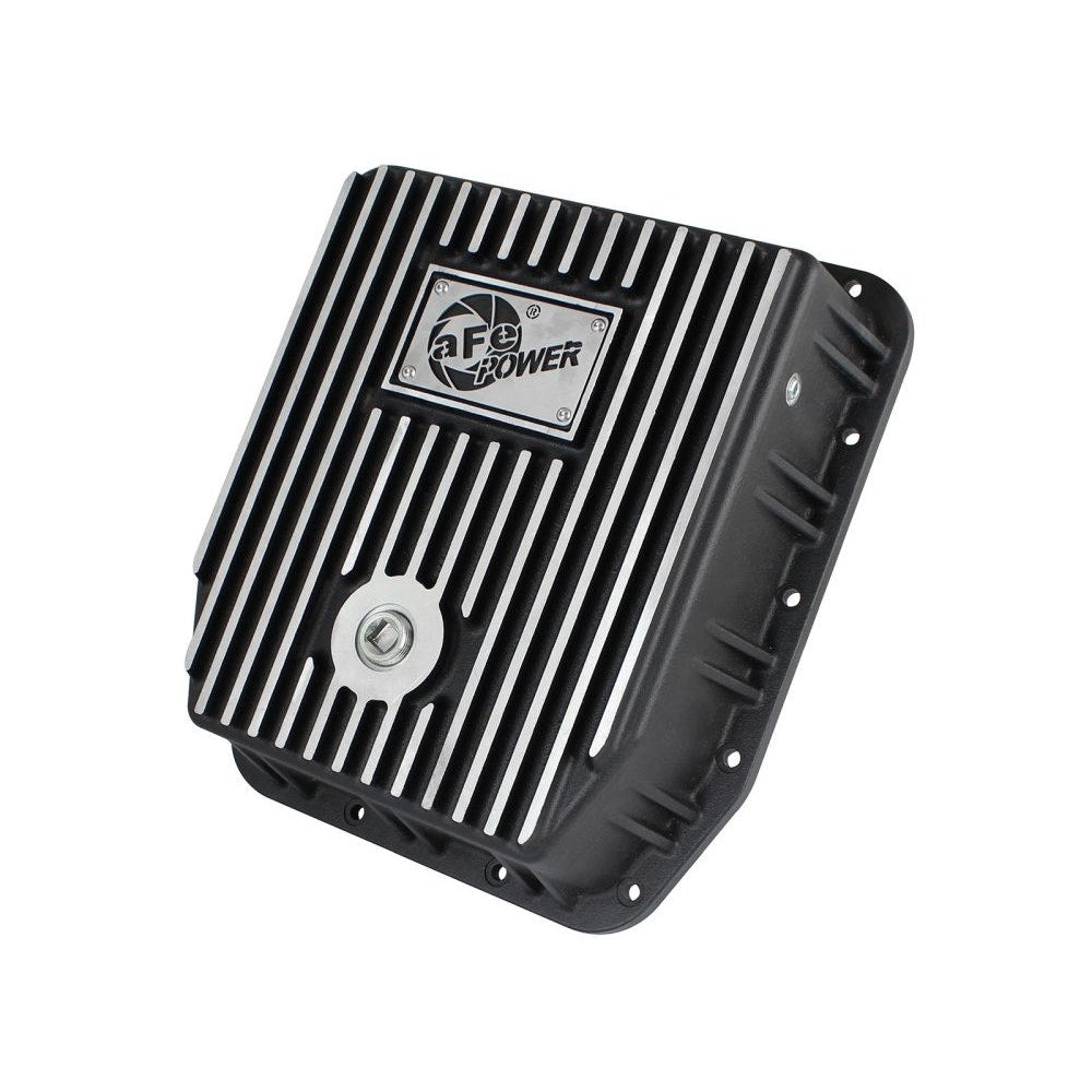 aFe Power 46-70212 Transmission Pan (Black Machined Finish)