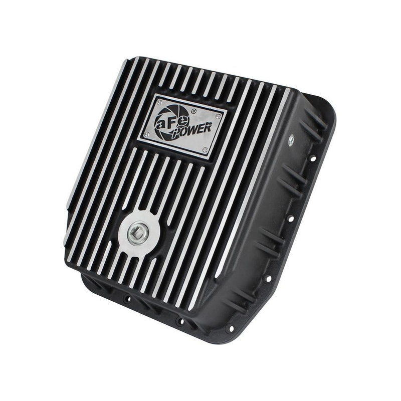 aFe Power 46-70222 Transmission Pan (Black Machined Finish)