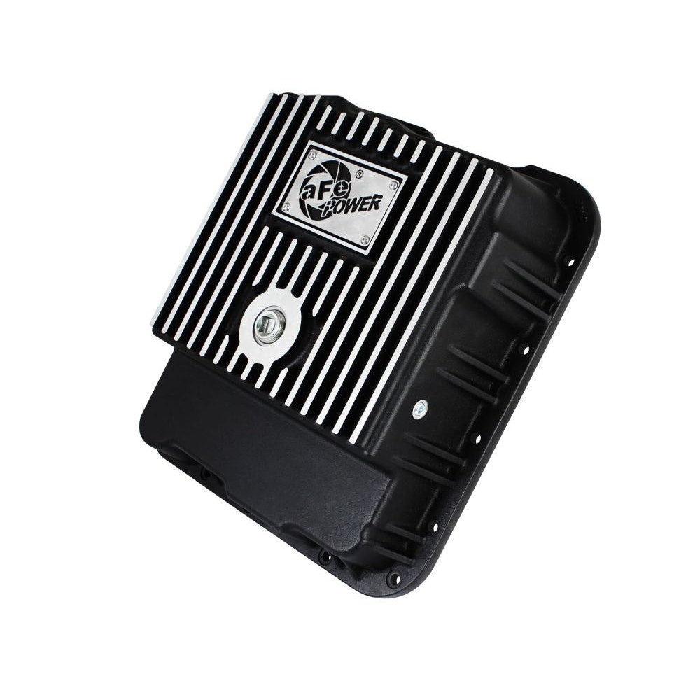 aFe Power 46-70242 Transmission Pan (Black Machined Finish)