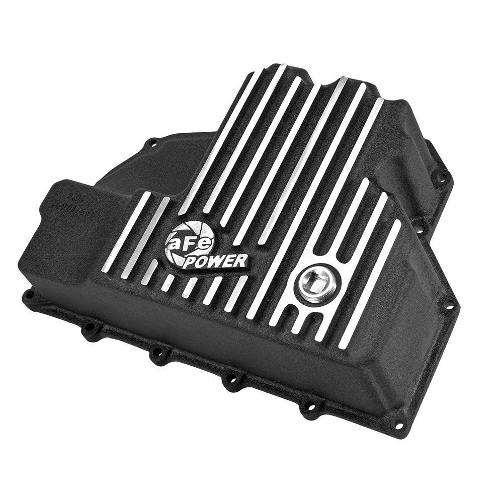 aFe Power 46-70282 Engine Oil Pan (Black Machined Finish)