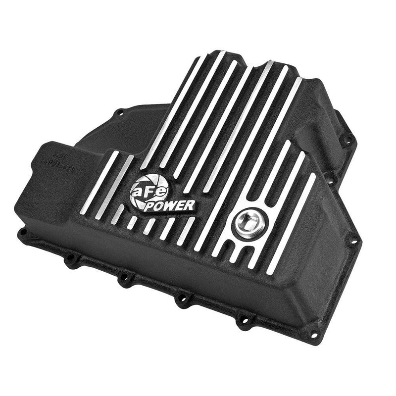 aFe Power 46-70282 Engine Oil Pan (Black Machined Finish)