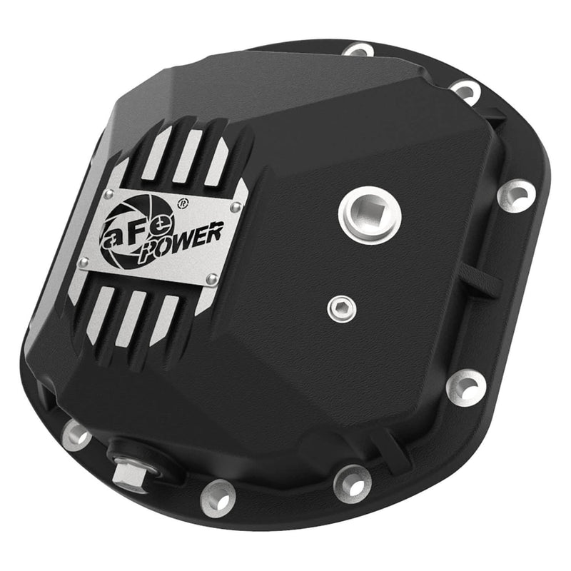 aFe Power 46-71130B Pro Series Front Differential Cover With Machined Fins for 1997–2018 Jeep Wrangler