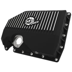 aFe Power 46-71210B Pro Series Black Powder Coated Engine Oil Pan With Machined Fins