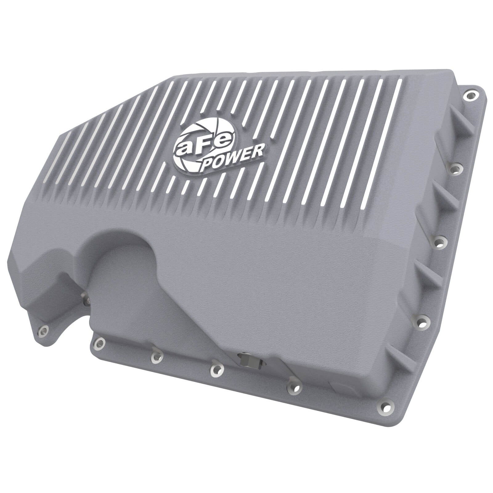 aFe Power 46-71240A Street Series Raw Engine Oil Pan With Machined Fins