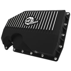 aFe Power 46-71240B Pro Series Black Powder Coated Engine Oil Pan With Machined Fins