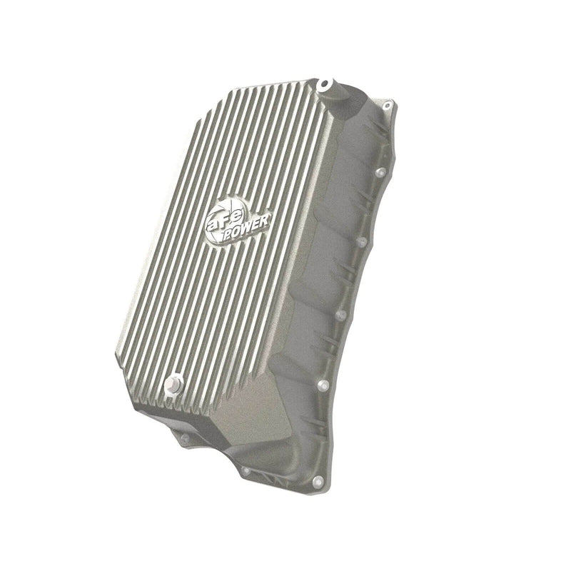 aFe Power 46-71380A Street Series Raw Transmission Pan With Machined Fins