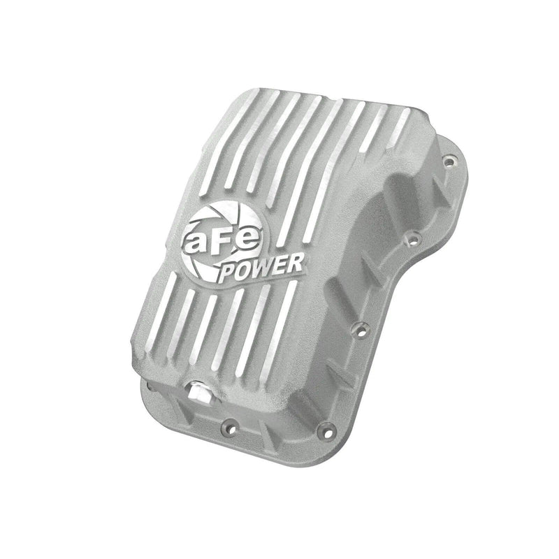 aFe Power 46-71400A Street Series Raw Transmission Pan With Machined Fins