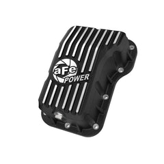 aFe Power 46-71400B Pro Series Black Transmission Pan With Machined Fins