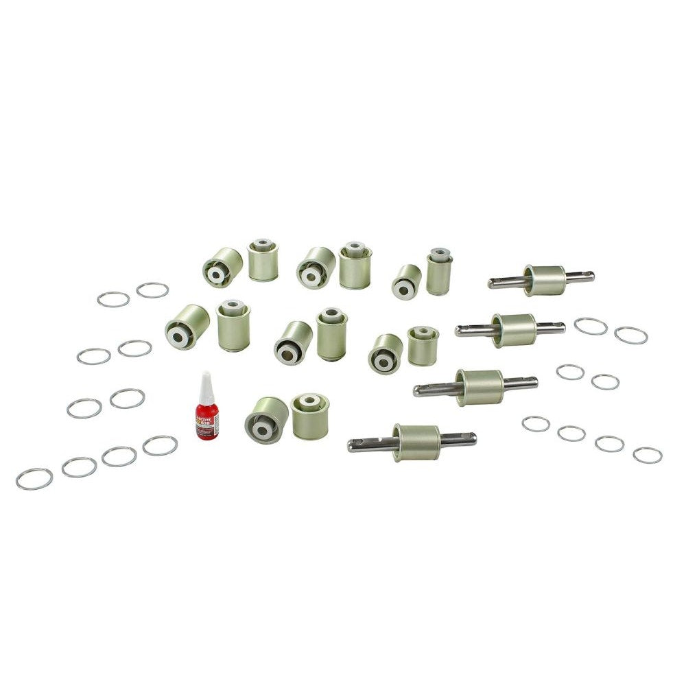 aFe Power 460-401001-A PFADT Series Steel Frame Solid Spherical Control Arm Bearings Set