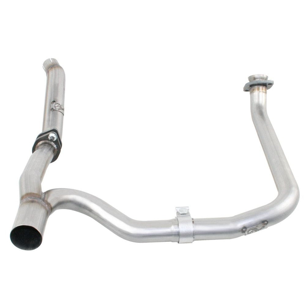 aFe Power 48-06210 Twisted Steel Loop Delete Pipe & Y - Pipe Combo Exhaust System (Fits manual transmission only)