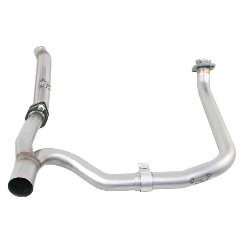 aFe Power 48-06210 Twisted Steel Loop Delete Pipe & Y - Pipe Combo Exhaust System (Fits manual transmission only)