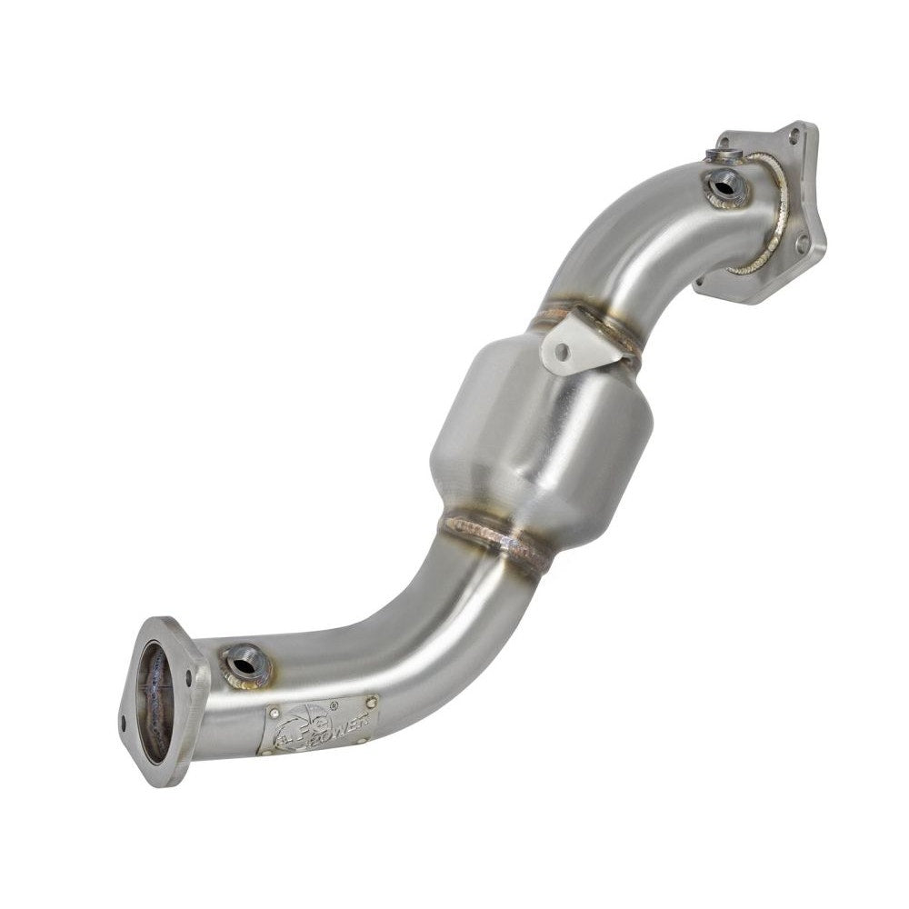 aFe Power 48-34126-HC Twisted Steel Down-Pipe - (Street Series)