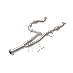 aFe Power 48-46011-RC Twisted Steel 2.25"-2.50" Stainless Steel Y-Pipe