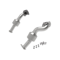 aFe Power 48-46012-HC Street Series Twisted Steel 2.5" Stainless Steel Downpipe