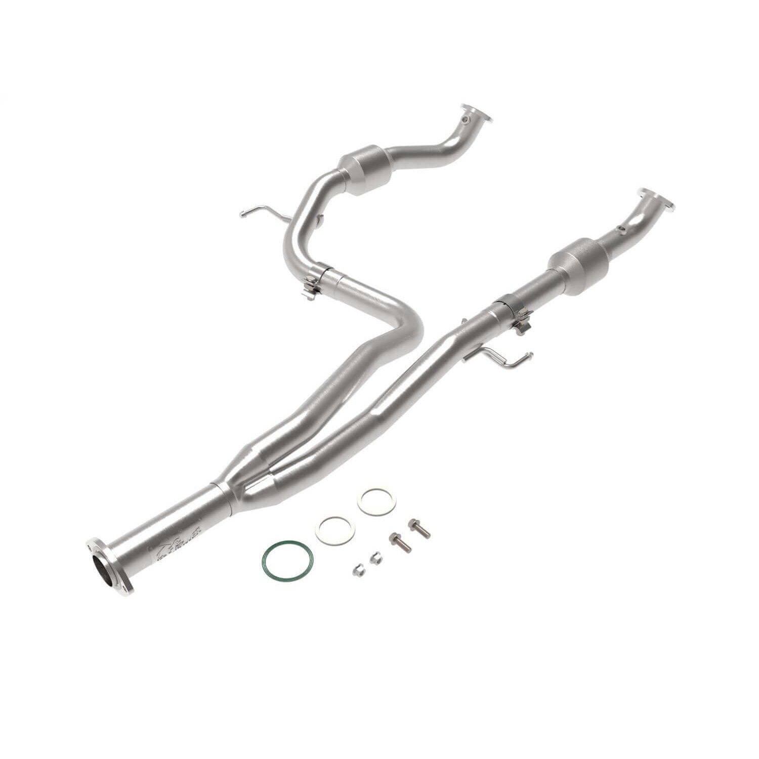 aFe Power 48-46013-RC Street Series Twisted Steel 2.5" Stainless Steel Y-Pipe