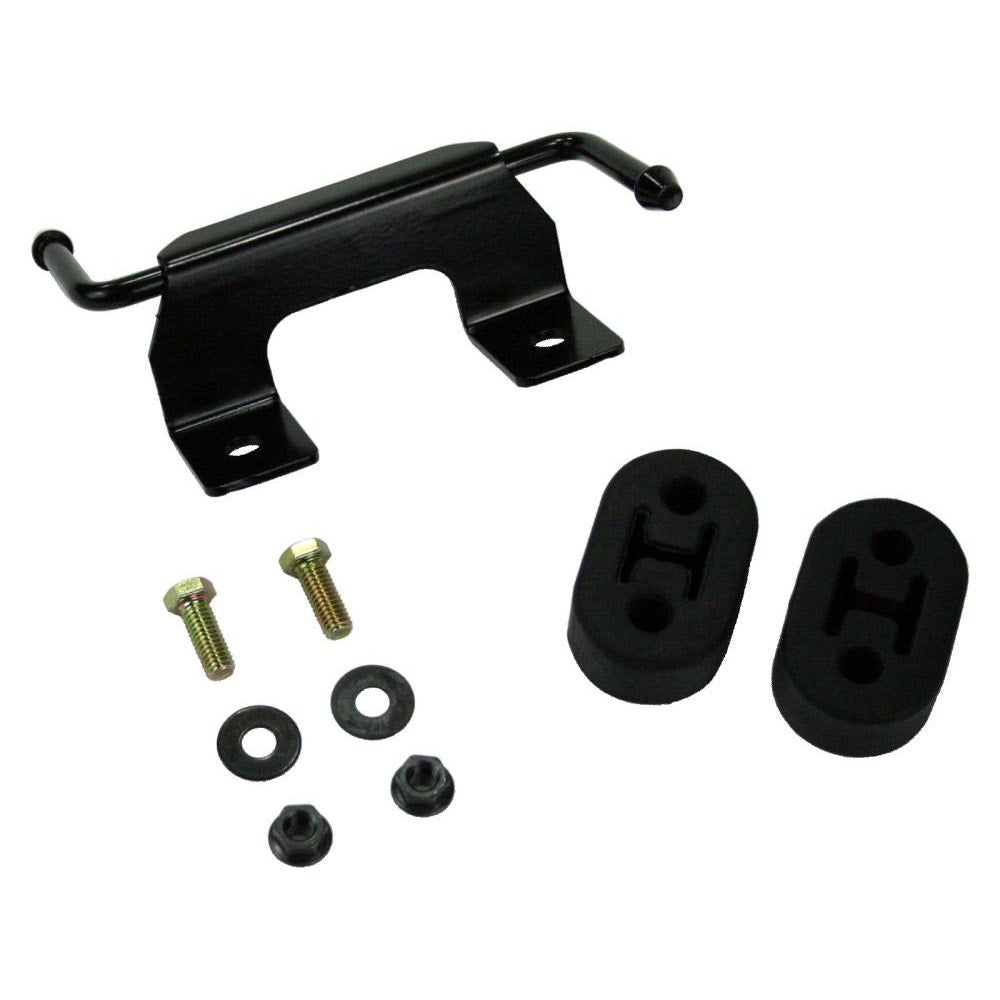 aFe Power 49-02001BR MACHForce XP Tailpipe Hanger Kit - Powder Coated (Incl. OE Style Bayonet Hangers - Isolation Mounts - Hardware)