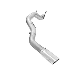 aFe Power 49-02039-P ATLAS DPF-Back Aluminized Steel Exhaust System - 5 in. Tubing - Incl. 2 pc. Tailpipe/Hangers/Clamps/7 in. Polished Tip