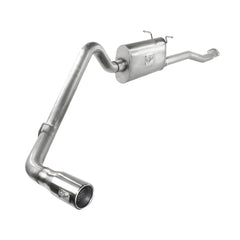 aFe Power 49-03042-1 ATLAS Cat-Back Aluminized Steel Exhaust System - 2.5 in. Tubing - 3.5 in. Polished 304 Stainless Steel Tip