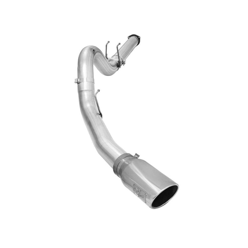aFe Power 49-03064-P ATLAS 5" DPF-Back Aluminized Steel Exhaust System w/Polished Tip