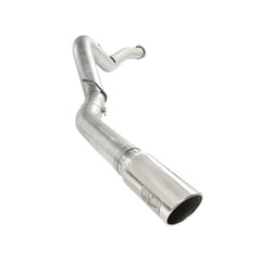 aFe Power 49-04040-P ATLAS DPF-Back Aluminized Steel Exhaust System - 5 in. Tubing (Incl. Tailpipe/Hangers/Clamps/7 in. Polished Tip - Race Only)