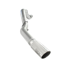 aFe Power 49-04041-P ATLAS DPF-Back Aluminized Steel Exhaust System - 5 in. Tubing (Incl. Tailpipe/Hangers/Clamps/7 in. Polished Tip - Race Only)